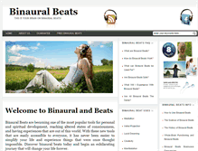 Tablet Screenshot of binaural-and-beats.com